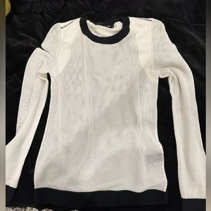 Rag & Bone Mesh Long Sleeve Top